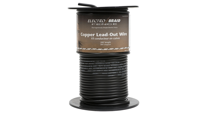 wire lead copper fence cashmans elite system