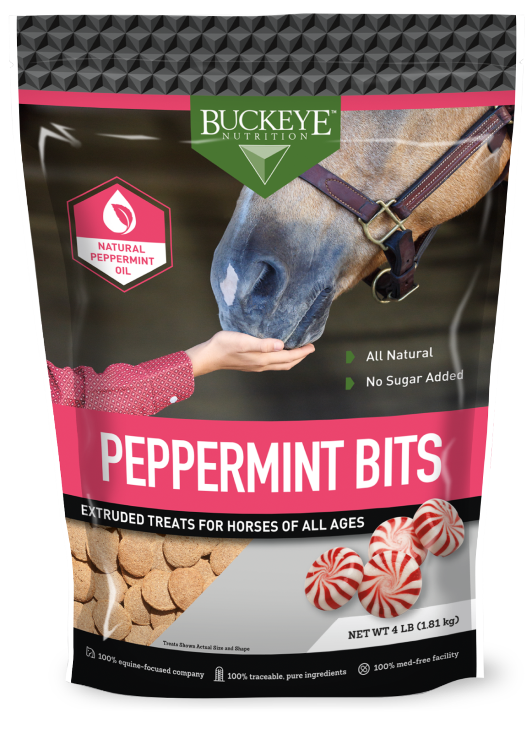 Peppermint Horse Treats by Buckeye Nutrition Cashmans